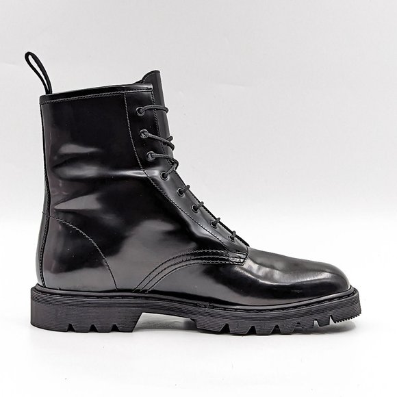 The Row Women Ranger Black Leather Lace-up Combat Boots size 9.5US EUR 39.5 - Picture 11 of 12